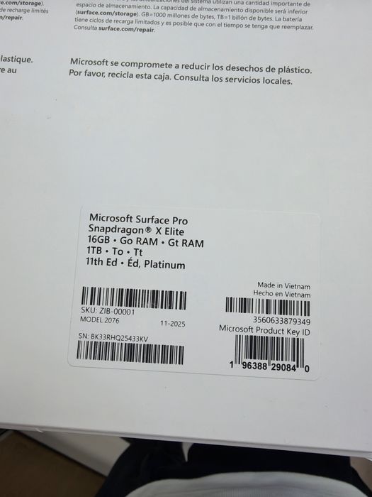 Microsoft Surface Pro 11 Elite