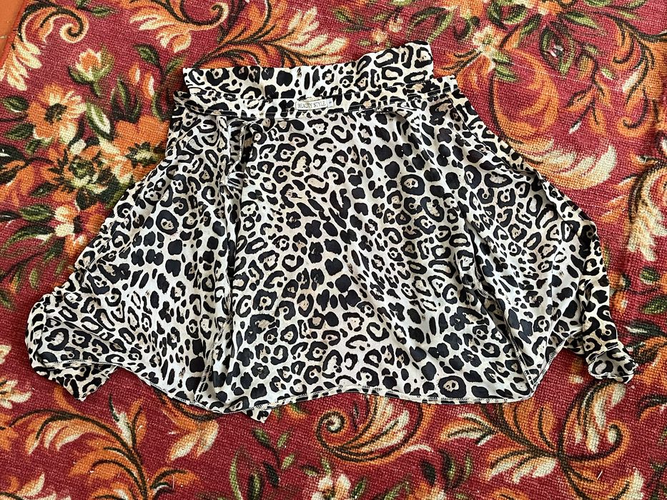рубашка в леопардовом принте