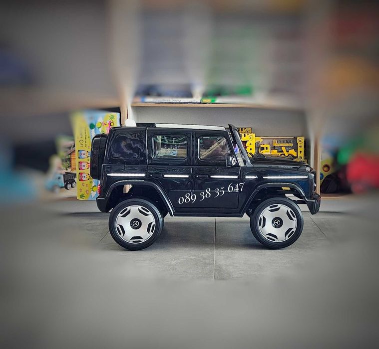 ТОП ЦЕНА!НОВО!Акумулаторен джип Mercedes EQG с 12Vбатерия,EVA гуми,USB