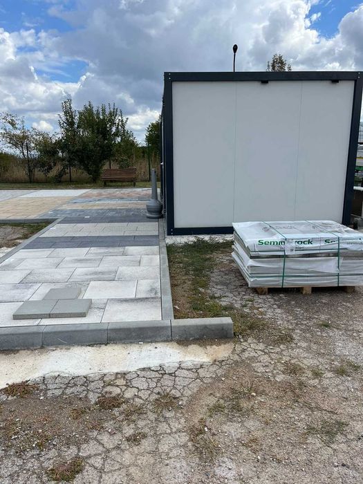 Градинска тротоарна плоча 30x30x4см, цвят: сив