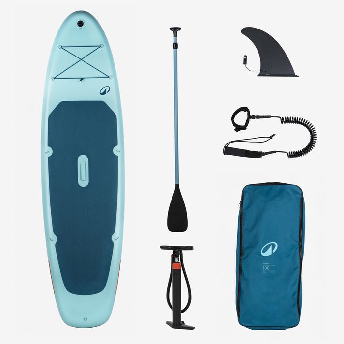 Set stand up paddle gonflabil 10'6 100 - produs resigilat Decathlon