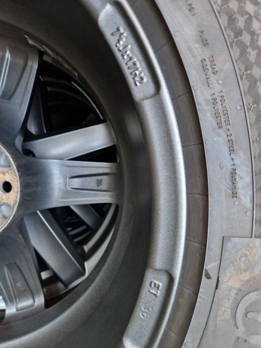 Roti aliaj AUDI A6 C8+ anvelope CONTINENTAL 225/60/17