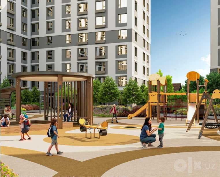3КМ 70m² В НОВОМ ТАШКЕНТЕ! 5/9 ЭТАЖ | Взнос =$17 507 | Иипотека