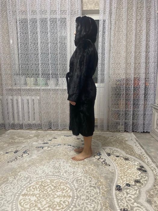 Шуба норковая черный бриллиант