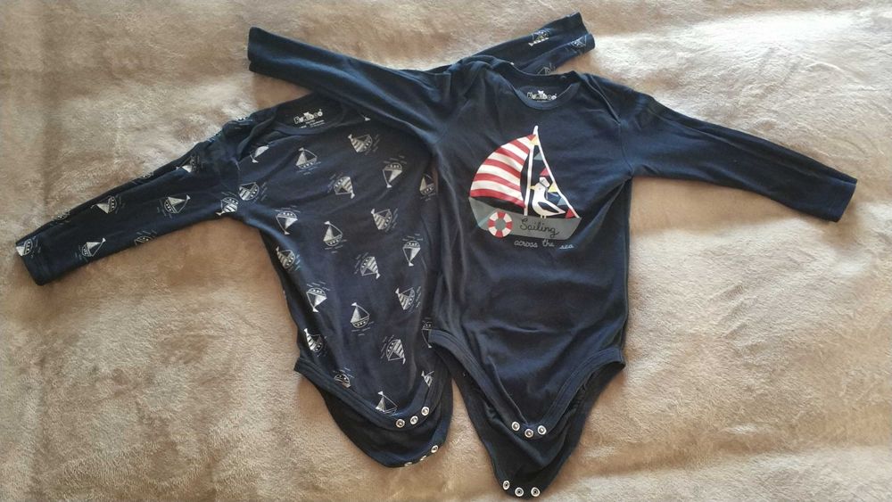 Лот бодита с дълъг ръкав размер 86-92см