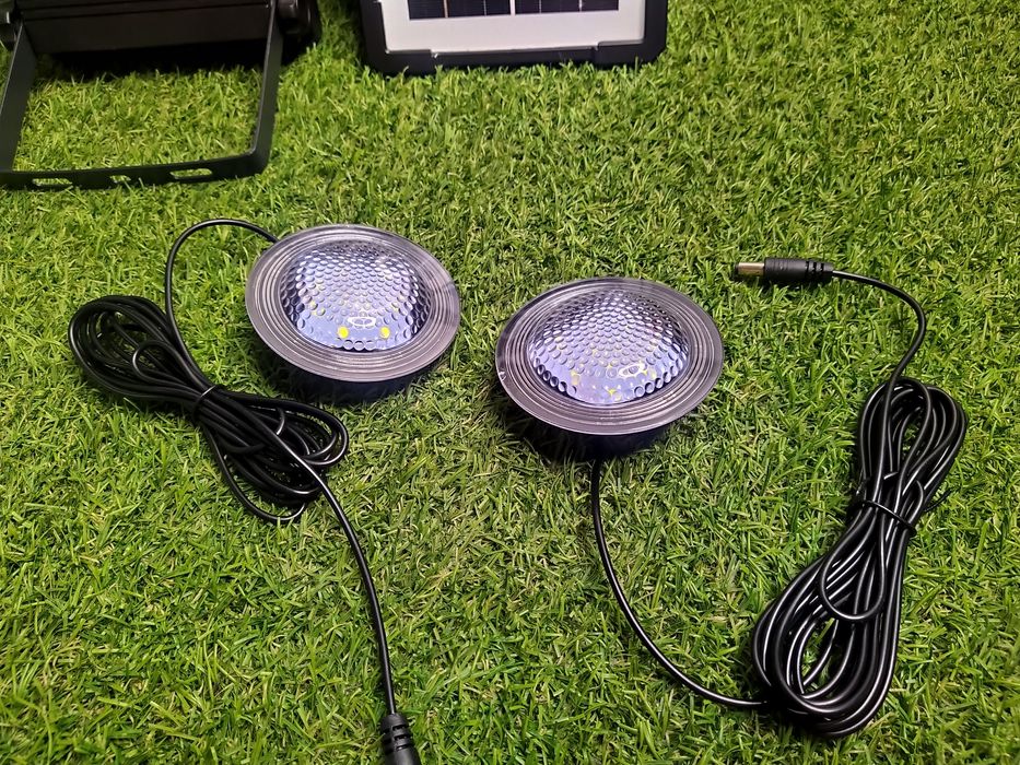 Proiector lanternă 30w Power Bank becuri panou solar stație GD 07A