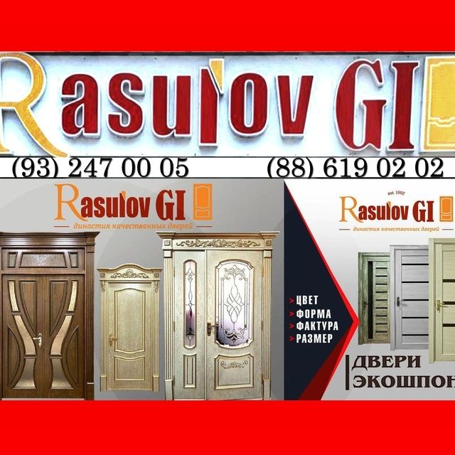 RASULOV GI eshiklari sifat darajasi a'lo