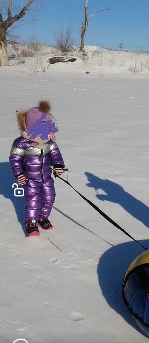 Зимний комбинезон на девочку