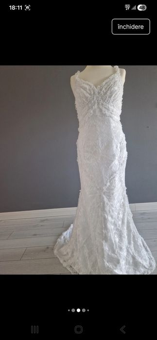 Rochita albă mireasa-cununie