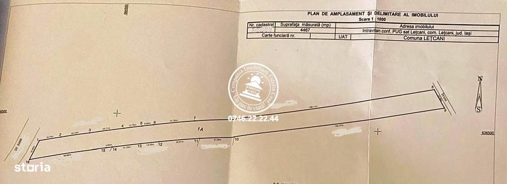 Teren pentru constructii case  de vanzare Iasi, Bogonos,