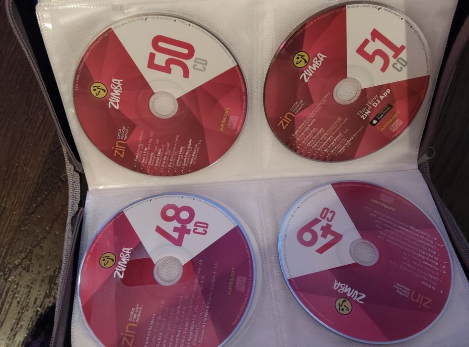 Оригинални Зумба дискове - 28 CD +1 DVD (ZIN & Mega Mix)