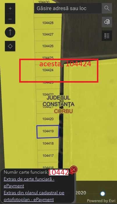 teren Corbu Constanta, 799 m²  19 000eur - Vedere 4