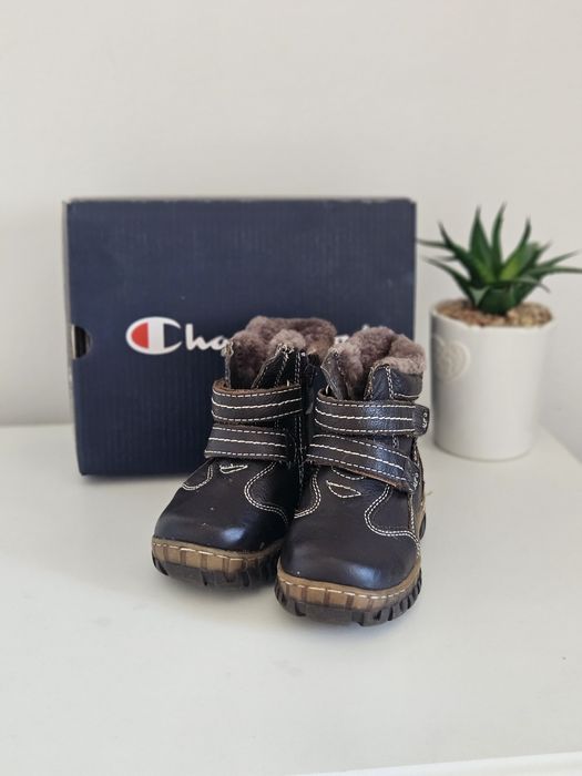 Детки кожени боти Champions 22 размер