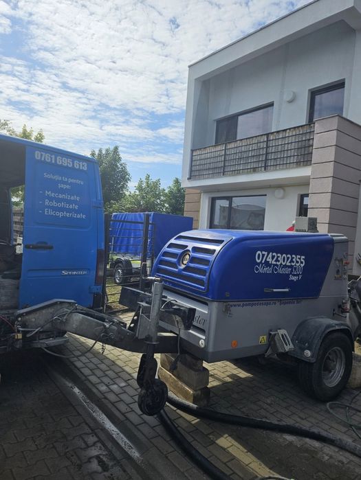 Șapă mecanizată, elicopterizata, egalizare, panta