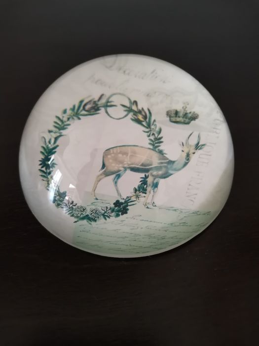 Paperweight cristal decorațiune colecție birou