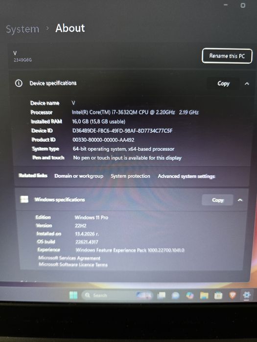 Лаптоп Lenovo ThinkPad T430