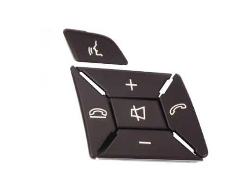 Бутони волан черно/тъмно сиво Mercedes W166 W463 ML GL G class копчета