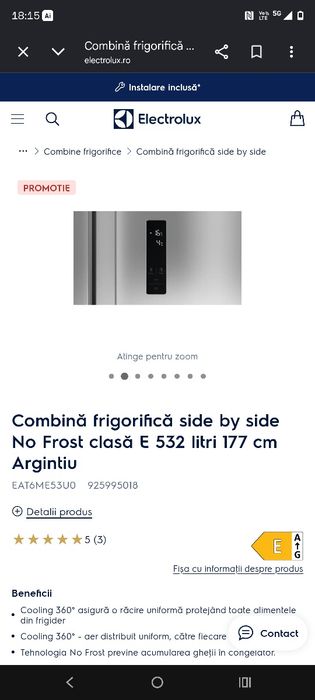 Frigider îl dau că trebuie să mă mut