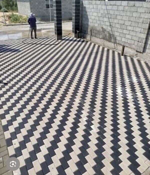 Укладка брусчатки