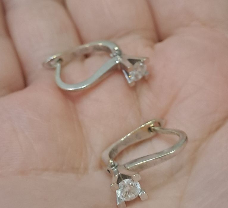 Бриллиант  Серьги .Недорого