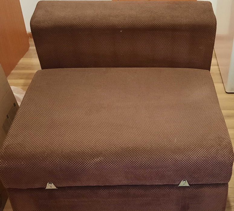 Коричневый Угловой диван