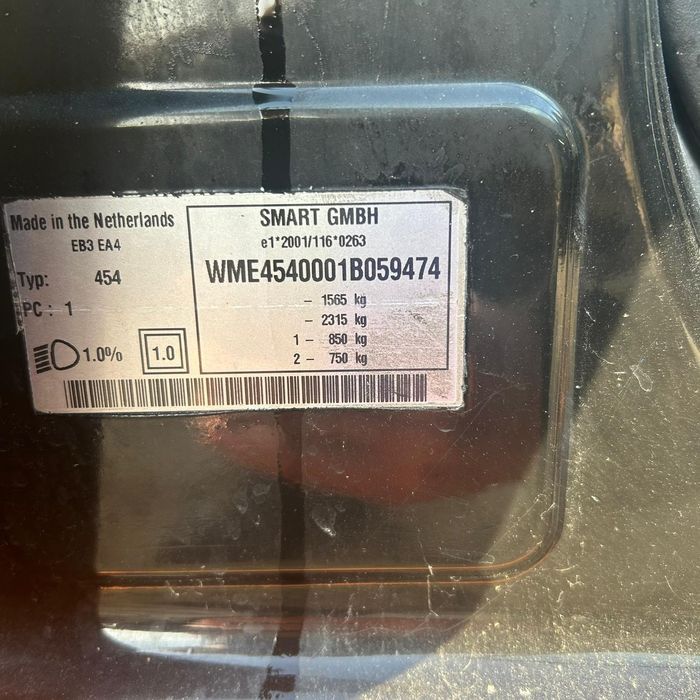 Dezmembrari Smart FORFOUR (454) (2004-2006) 1.5 CDI (454.001) Motorina