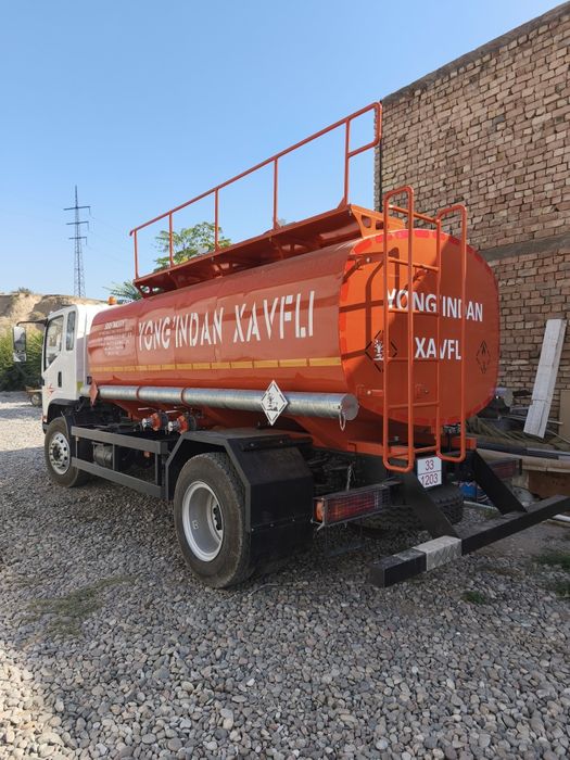 Бензовоз 10 куб на базе шасси FAW Tiger V 160 л.с