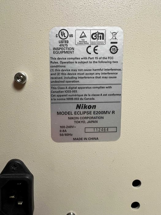Microscop Nikon Eclipse E200 Trinocular