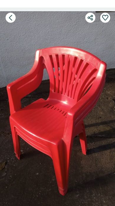 Scaune din plastic pt gradina/terasa