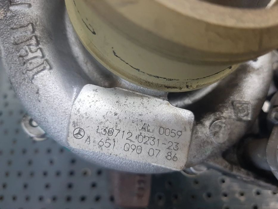 turbina 1.8 cdi  651901   mercedes a-class w176 b-class w246 cla gla  a6510900786