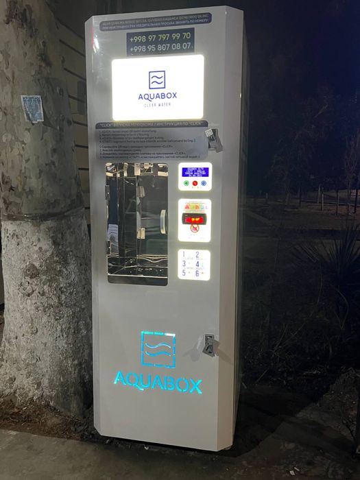 AQUABOX vending suv filtrlovchi aparat