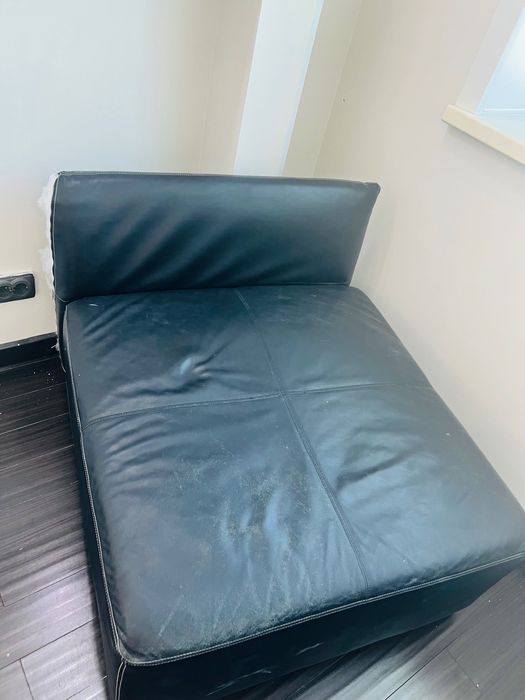 Продам пуф кожанный