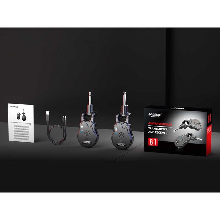Wireless Transmitator si Receptor audio pentru Chitara guitar ACEMIC G1 2.4G Adaptor