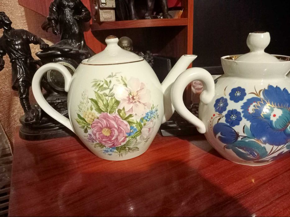 Чайник заварник ссср большой. (фарфор)