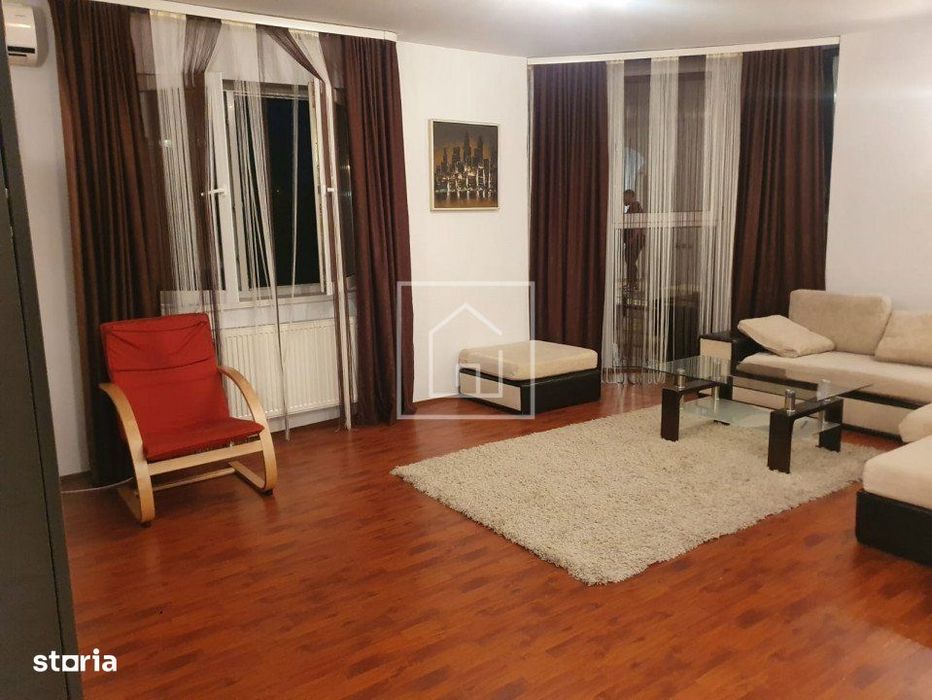 Apartament 3 camere, 100 mp, mobilat modern, Piata Cluj