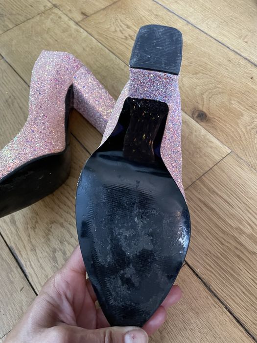 Pantofi glitter roz 37-38