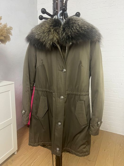 парка с натуральным мехом