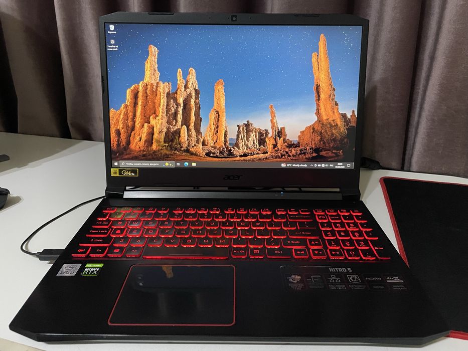 Игровой ноутбук Acer Nitro 5 AN515-55: Core i5-10300H, NVIDIA RTX 3050