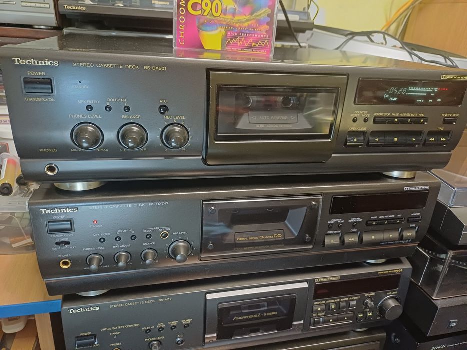 Technics rs bx501  deck caseta  autoreverse  oldschool japan