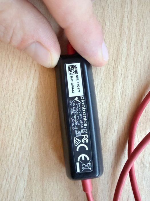 Слушалки Plantronics Blackwire C3220 USB-C