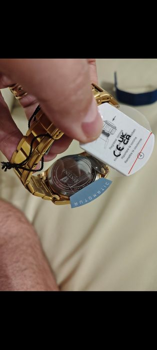 Vând ceas bărbătesc Festina automatic auriu nou