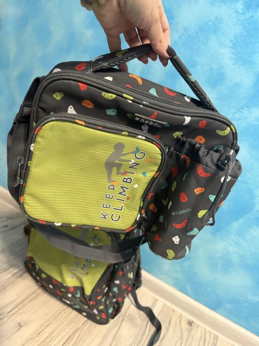 Ученическа раница GABOL и чанта за храна на GABOL