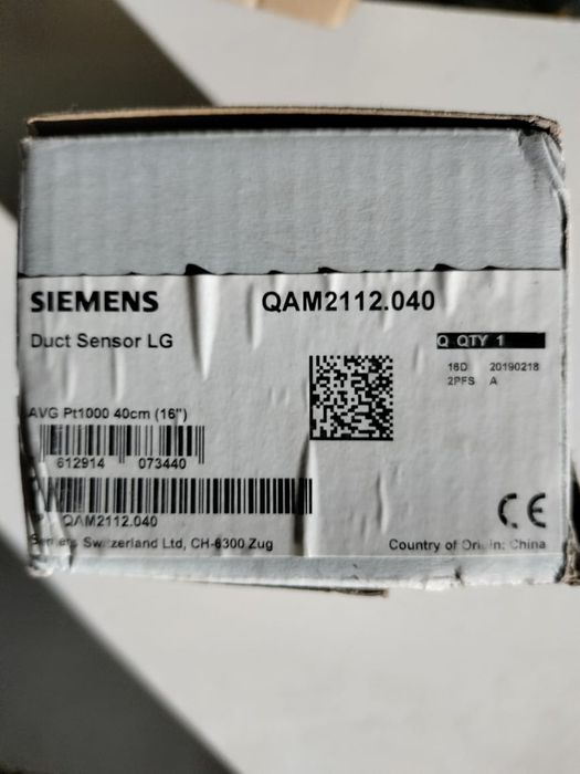 Датчик температуры точный канальный Siemens