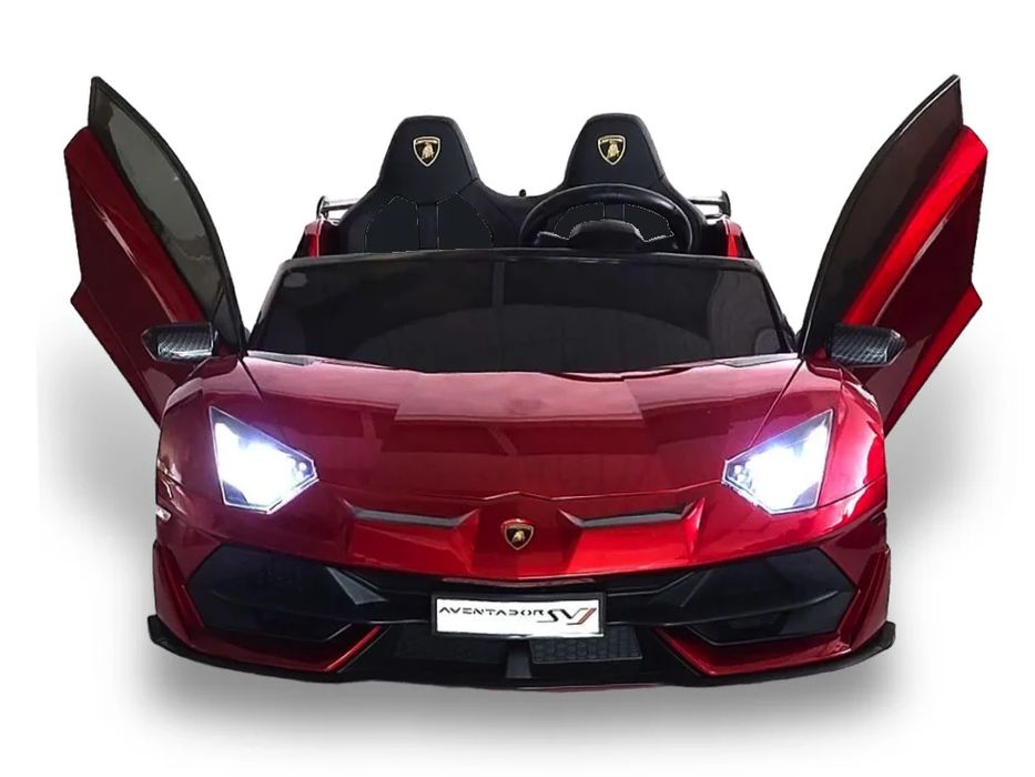 Lamborghini aventador 24v– детска акумулаторна кола, червена, eva гуми