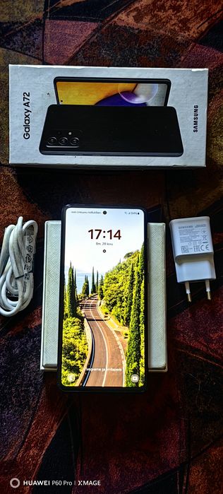 SAMSUNG  GALAXY A72(РЕЗЕРВИРАН)-Перфектно състояние пълен комплект