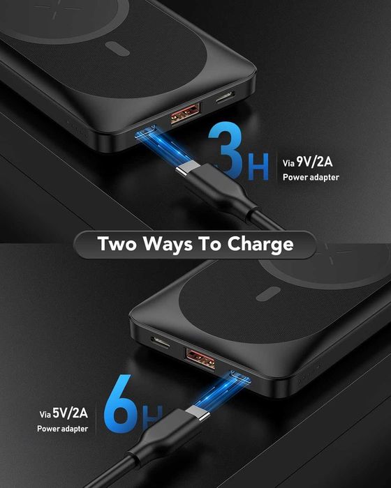 Безжично преносимо зарядно устройство VRURC за iPhone, 10000 mAh