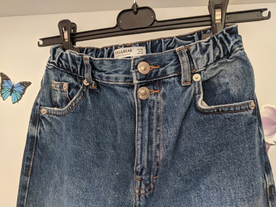 Pantaloni denim/blugi Pull&Bear măr 32