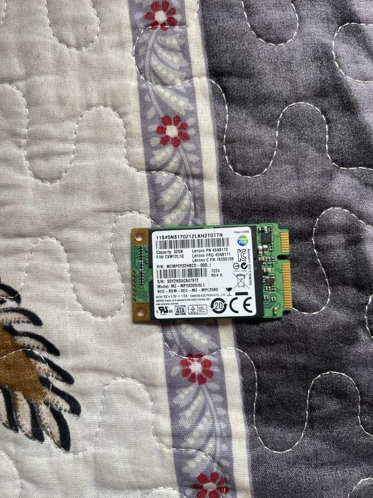 ssd mSata samsung 32gb model mz-mpc0320/0l1
