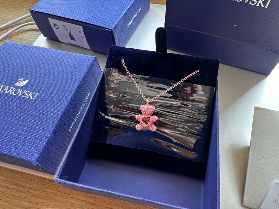 Colier Swarovski ursulet teddy bear urs ursuleti