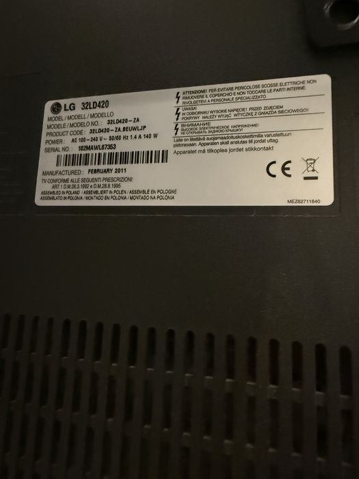 Televizor LCD Full HD - LG 81cm - 32LD420